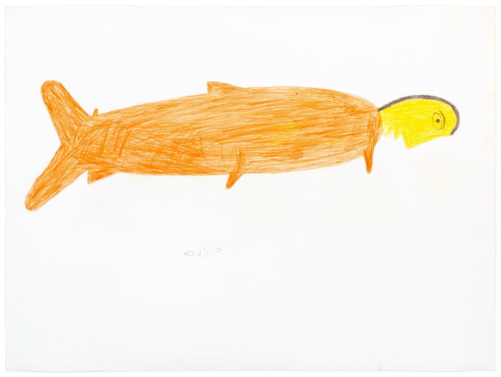 Luke Anguhadluq - untitled (fish spirit)