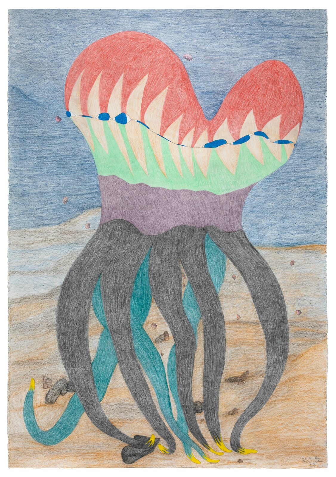 Shuvinai Ashoona - Untitled (Octopus)